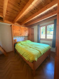 chambre avec 1 lit 140 appartement2chambres-prespistes-lenant-laclusaz