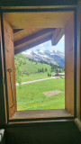 vue de la chambre du bas locationchalet-lesconfins-pistesskidefond-laclusaz