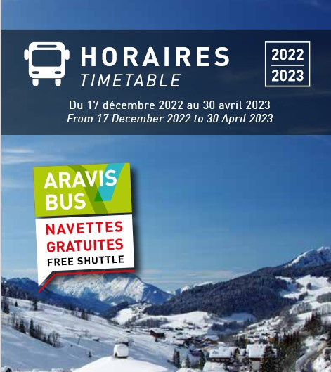 lien vers horaires ski bus